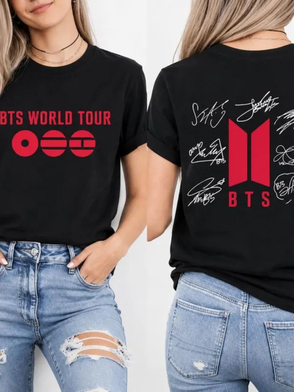BTS World Tour 2026 Signed T-Shirt – Kpop Fan Gift, Signature Tee 257